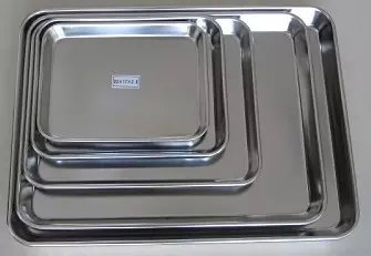 Stainless steel tray